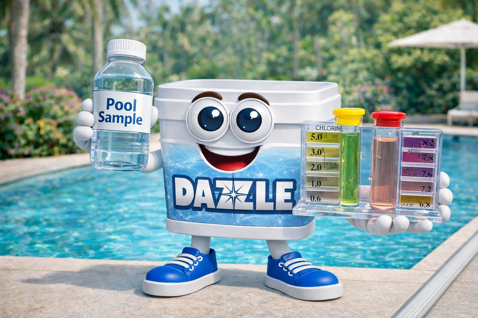 How to test the chemistry of your swimming pool water.